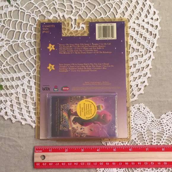 Vintage Barney’s Great Adventure Cassette Tape NOS - Picture 16 of 17